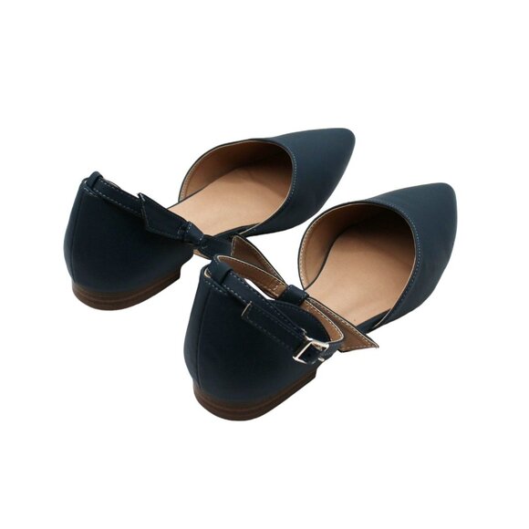 Journee Collection Blue Vielo Flats - Picture 6 of 7